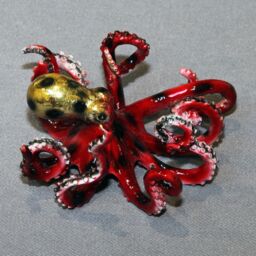 "Octopus Bronze Sculpture ""Oliver Octopus" - thumbnail 4