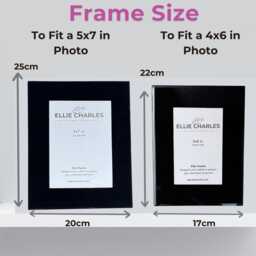 "Dog Memorial Gift, Personalised Left Paw Prints On Our Hearts Photo Frame, Pet Or Cat Frame 6x4"" Or 7x5" - thumbnail 3