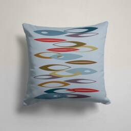 Abstract Cushion Cover-Modern Pillow Case-Decorative Living Room Cover- Housewarming Case-Gift For Her-Handmade Material - thumbnail 3
