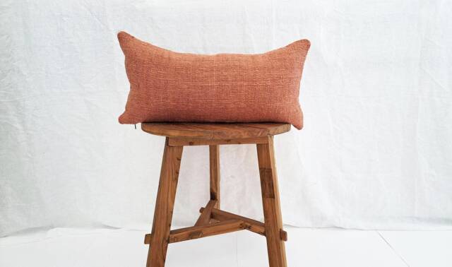Terracotta Lumbar Pillow - image 1