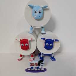 Manchester City Sheep Toilet Roll Holder - Funny Football Gift For Him Or Her, Quirky Bathroom Decor Present, Novelty Soccer Fan Present - thumbnail 3