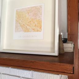 La Crescenta Montrose Ca??ada Flintridge Topo Watercolor Map - Art Print California San Gabriel Mountains Moving Realtor Wedding Gift - thumbnail 4