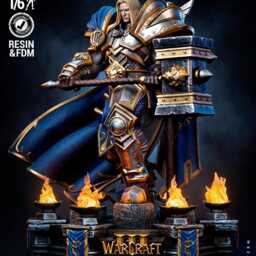 Hope Of A Doomed Kingdom - Paladin Knight Holy Warrior Medieval Fantasy Arthas Resin Figure 16K - thumbnail 2