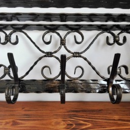 Hallway Set Shoe Bench Coat Rack Hooks Shelf Hanger Storage Organiser Entryway Organizer Hanging Rail Wall Warbrode - thumbnail 2