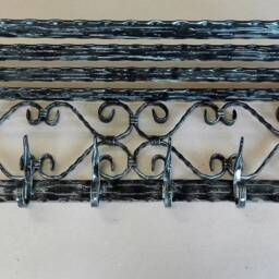 Hallway Set Shoe Bench Coat Rack Hooks Shelf Hanger Storage Organiser Entryway Organizer Hanging Rail Wall Warbrode - thumbnail 3