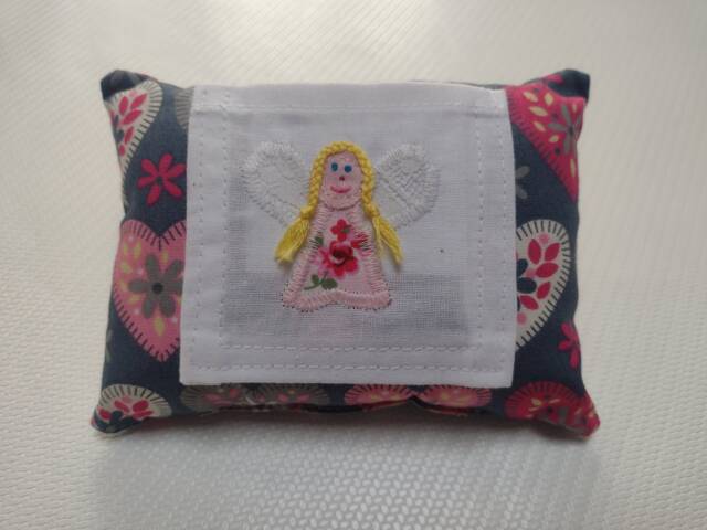 Tooth Fairy Cushion Heart Pink Floral - image 1