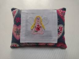 Tooth Fairy Cushion Heart Pink Floral - thumbnail 1