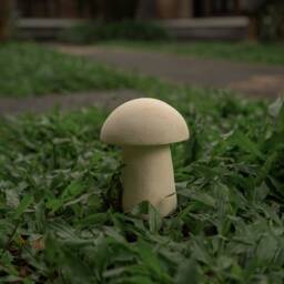 3 Set Mushroom Stone Carving, Garden D??cor, Statue, Mushroom, Room Home Christmas Gift, Housewarming - thumbnail 4