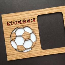 Personalized Soccer Picture Frame 5x7 Holds 3x4 Photo - thumbnail 2
