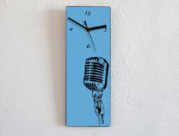 Jazz Microphone - Wall Clock - thumbnail 1
