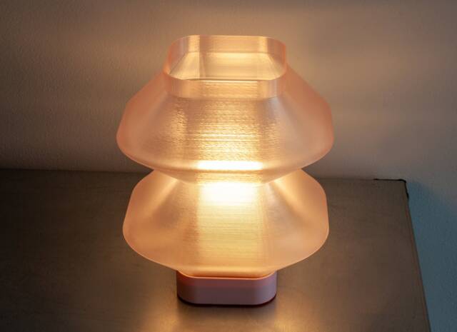 Pink Candy Table Lamp Chic Romantic Bedside Night Light - image 1
