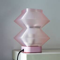 Pink Candy Table Lamp Chic Romantic Bedside Night Light - thumbnail 2