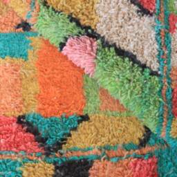 Colorful Moroccan Rug, Custom Fabulous Boujad Abstract Multicolored Carpet, Handmade Bohemian Rug - thumbnail 4