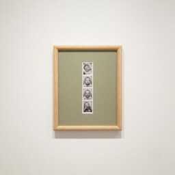Oak Wood Picture Frame, Colorful Matboard, Custom Opening Size 2x3 4x6 5x7 - thumbnail 3