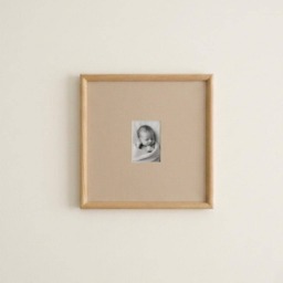 Oak Wood Picture Frame, Colorful Matboard, Custom Opening Size 2x3 4x6 5x7 - thumbnail 1