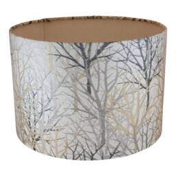 Bolderwood Handmade Lampshade - Tree-Inspired Decor For Your Home Stylish Gold & Grey Highlights - thumbnail 1