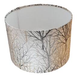Bolderwood Handmade Lampshade - Tree-Inspired Decor For Your Home Stylish Gold & Grey Highlights - thumbnail 3