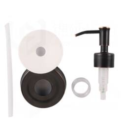 100 Packs Orb Finish Rust Proof 304 Stainless Steel Soap Pump & Lid Diy Mason Jar Dispenser - No Jars - thumbnail 3