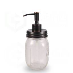 100 Packs Orb Finish Rust Proof 304 Stainless Steel Soap Pump & Lid Diy Mason Jar Dispenser - No Jars - thumbnail 2