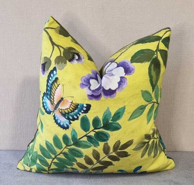 Designers Guild Porcelaine De Chine Alchemilla Fabric Cushion Cover 45x45 cm - image 1