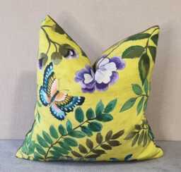 Designers Guild Porcelaine De Chine Alchemilla Fabric Cushion Cover 45x45 cm