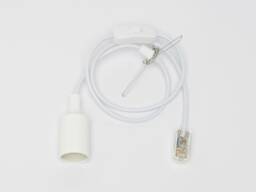Pendant Light Cable Set - Natural Wood, Black, White, Plug Or Hardwired Canopy - thumbnail 1