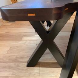 Metal Table Legs, Bench X Shape Desk Set Of 2, Ikis 80.80 - thumbnail 1