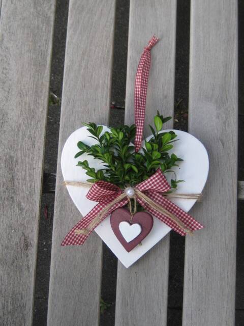 xl Window Decoration Door Heart, Wreath, Entrance Decoration, Wedding Cash Gift, Mother's Day, Wall Christmas Gift - image 1