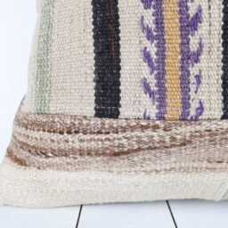 Turkish Kilim Pillow Cover Vintage Anatolian Home Decor - 20x20 Inch - thumbnail 3