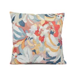 Jane Churchill - Hot House Red/Aqua Abstract Floral Cushion Cover Handmade Throw Pillow Designer Home D??cor - thumbnail 2