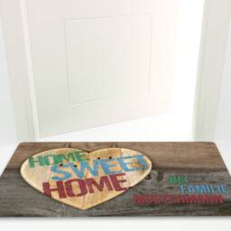 "Doormat With Name, Individually ""Home Sweet Home" - thumbnail 2