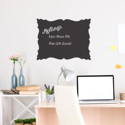 Chalkboard Wall Stickers Baroque A4, A3, A2, A1 - Stickers Home Decor Art Nutmeg - thumbnail 2