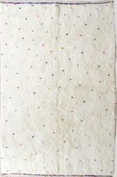 Colored Polka Dot Wool Rug, Moroccan Area Rug, Dot Colorful Berber Beni Mrirt Rug - thumbnail 2