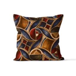 Abstract Boho Pillow Cushion Cover, Minimalist Bohemian Design, Decorative Modern Art Pillowcase, Stylish Home Decor, Unique Living Room Accent - thumbnail 3