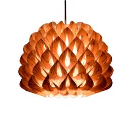 Chandelier Lighting-Rosewood Dahlia Pendant Light-Ceiling Light-Hanging Lamp-Rustic Light - thumbnail 1