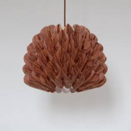 Chandelier Lighting-Rosewood Dahlia Pendant Light-Ceiling Light-Hanging Lamp-Rustic Light - thumbnail 2