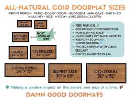 Multilingual Welcome Mat All Languages Doormat, Retirement Gift - thumbnail 1