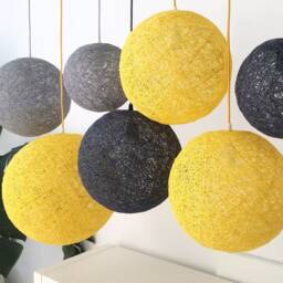 3 Modern Pendant Light, Globes Globe Ceiling Lamps, Pendant Lamps - Sphere/Half Sphere/Hemisphere - thumbnail 3
