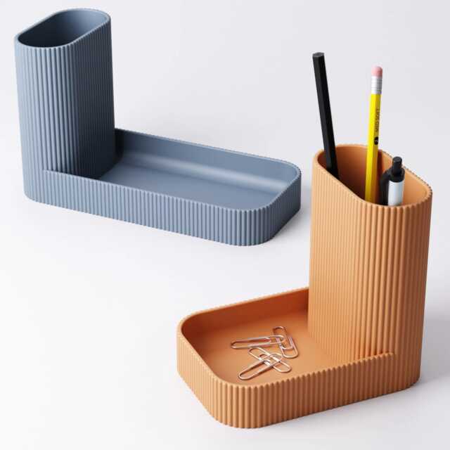 Catchall Pen Tray - Desk Organiser Key & Coin Dish Custom Colours Sizes - image 1