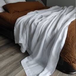 Hemp Flat Sheet, Queen King Bedding, Custom Size Bed Sheet - thumbnail 2