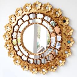 "Peruvian Mirrors ""Pink 40cm"