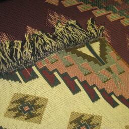 "Chenille Ikat Pattern Decorative Pillow Cover-20""x20" - thumbnail 4