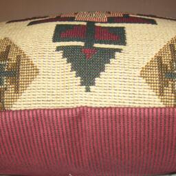 "Chenille Ikat Pattern Decorative Pillow Cover-20""x20" - thumbnail 3