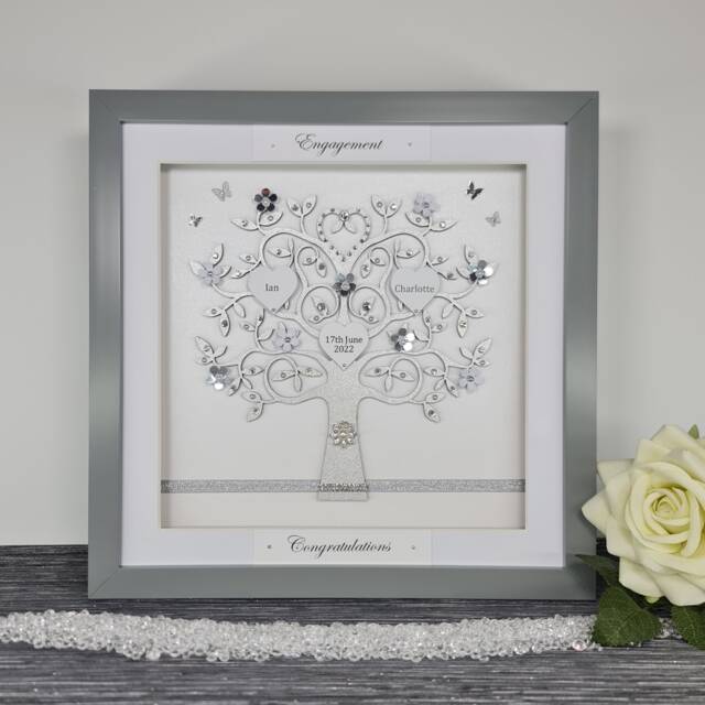 Engagement Gifts, Gift For Couple, Frame, Photo Present, Personalised - image 1