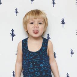 Sketched Woodland Trees - Vinyl Wall Decals Irregular Hand Drawn Stickers Wilderness Forest Wild Pine Baby Boy Nursery Kids Room - thumbnail 2