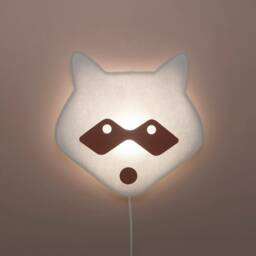 Children Wall Lamp. Raccoon - thumbnail 2