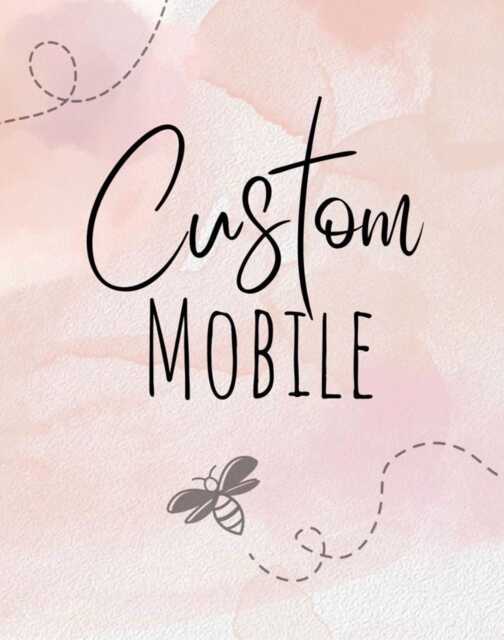 Custom Baby Mobile Personalized Nursery Decor, Shower Gift - image 1