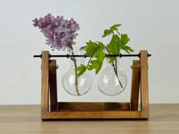 Hydroponic Glass Planter Propagation Home Decoration Decor Flowers Plant Gardener Desk Office House Gift