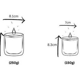 Mother's Day Candle Gift Refillable Candles 250G/150G For Mothers Her Cotton Wick Personalised Message - thumbnail 4
