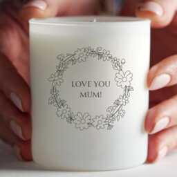 Mother's Day Candle Gift Refillable Candles 250G/150G For Mothers Her Cotton Wick Personalised Message - thumbnail 2